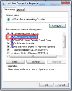 vmware bridge protocol