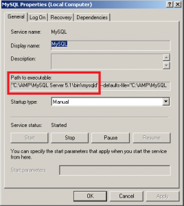 locate mysql installation folder