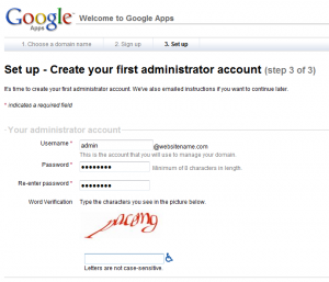 google apps setup step3