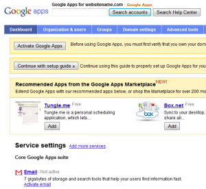 google apps setup step5