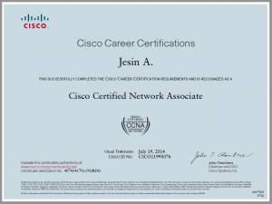 ccna certificate