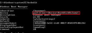 Bootmgr partition