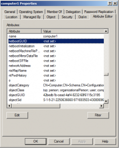 computer object guid attribute 2008