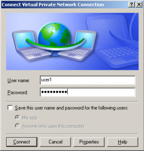 vpn connection credentials