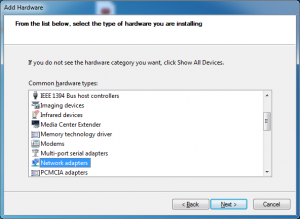 add hardware network adapters