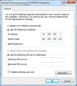 assign ip address loopback interface