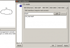 linux gns3 cloud tap interface