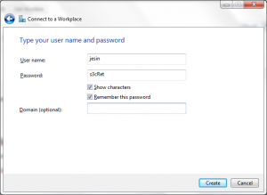 pptp vpn username password