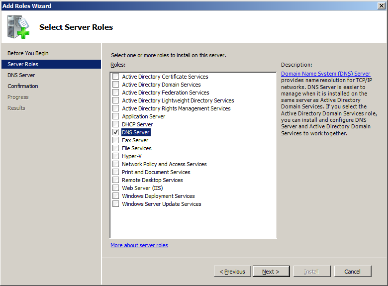 dns server is waiting for active directory domain services