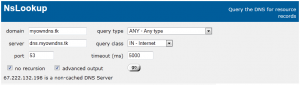 dns authoritative query