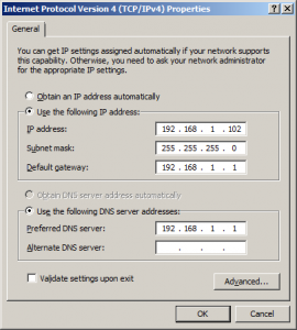 dns server ip settings