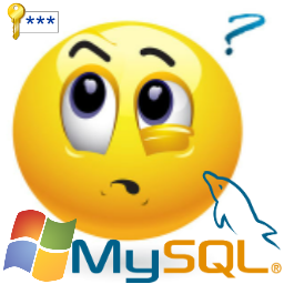 Reset mysql root password windows