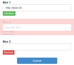 jquery add remove textbox